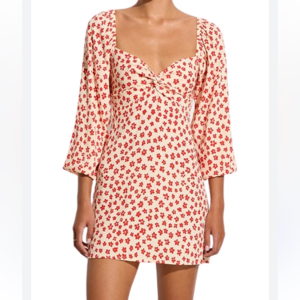 NWT FAITHFULL THE BRAND Amias mini dress in Gita floral size XS
